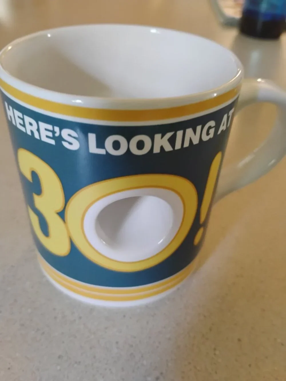 Vintage Here's Looking 30! Coffee Cup, preloved Good Condition